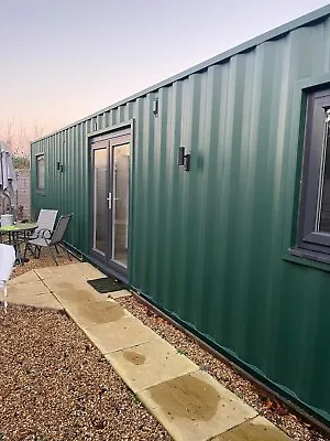 Converted Shipping Container 40ft Holiday Home Portable House Cabin Garden Room • £24000