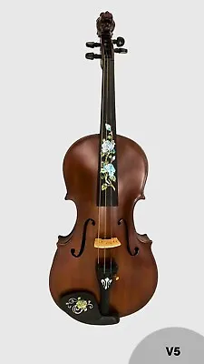 Solid Tiger Maple Handmade Viola Butterfly Real Mop Inlay Abalone Profesional V5 • $1500