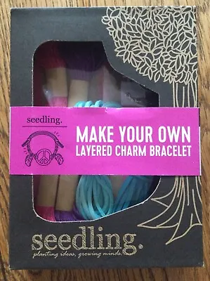 Seedling Make Your Own Layered Charm Bracelet BNIB 6+ Yrs Silver Beads Gift NEW✨ • £4.50