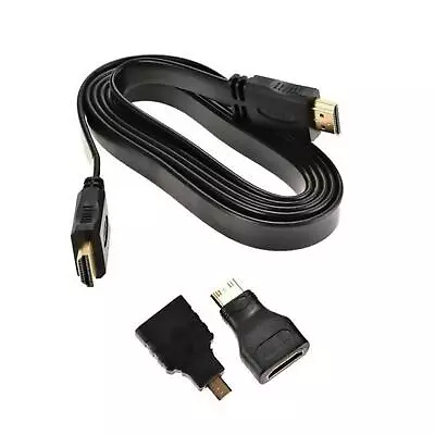 1080P HDMI Cable Cord &HDMI To Mini & Micro Adaptor Set For Android Tablet PC TV • $12.45