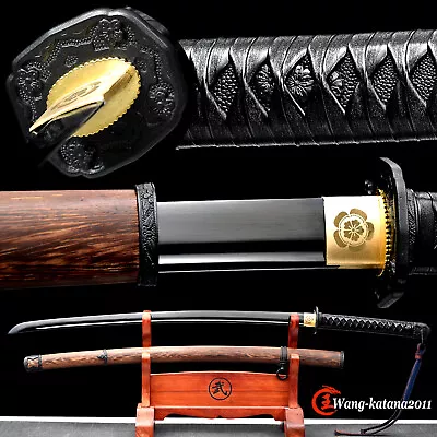 40'' 98 Type Military Saber T10 Steel Katana Rosewood Japanese Samurai Sword New • $89.99