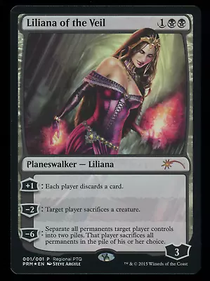 Liliana Of The Veil - FOIL - MTG Pro Tour Promos - RareCo • $26