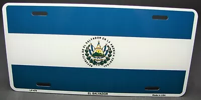 El Salvador Flag Metal Car License Plate. Salvadoran Flag Car License Plate • $12.99