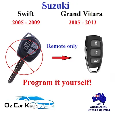$42.25 • Buy SUZUKI GRAND VITARA SWIFT REMOTE No Key 2005 2006 2007 2008 2009 2010 2011 - 13