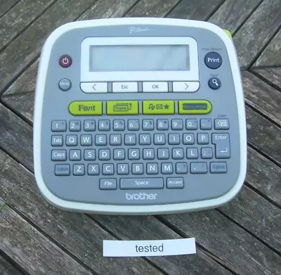 Brother P-Touch Label Maker Model PT-D200 Pre-owned Tested Batteries Not Include • $19.99