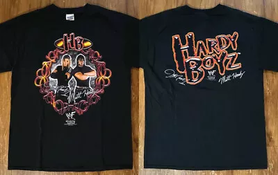 The Hardy Boyz Jeff Hardy Matt Hardy 1999 Tour Concert T-Shirt • $22.99