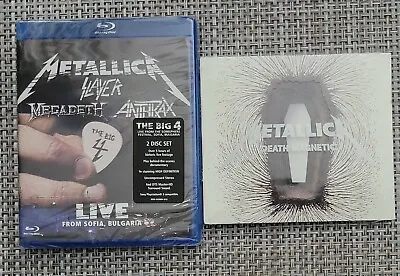 Big 4 Slayer Megadeth Anthrax Live From Sofia Bulgaria BLU RAY Metallica CD NEW • $129.99