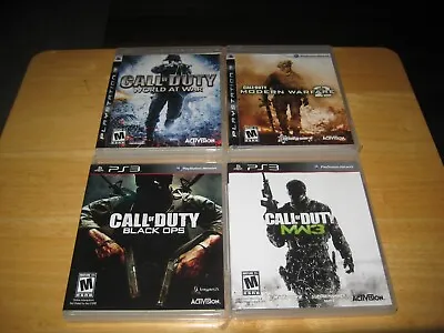 Playstation 3 Call Of Duty Collection 4 Games Included MW2 & 3 Black Ops Etc. • $19.99