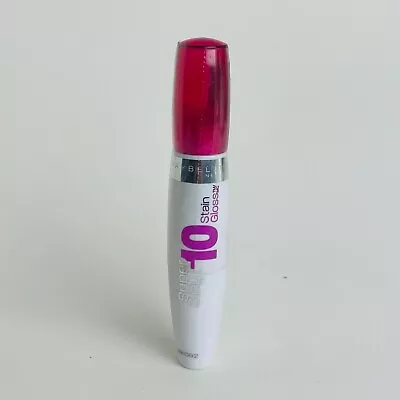 Maybelline New York Superstay 10 Hour Stain Gloss #110 Fresh Fuchsia .35 Fl. Oz • $7.88