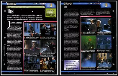 £1.49 • Buy One - Voyager - Star Trek Fact File Page