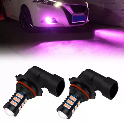 2Pcs 9005/9006 Pink Purple High Power SMD LED Fog Lights Driving Bulb • $14.98