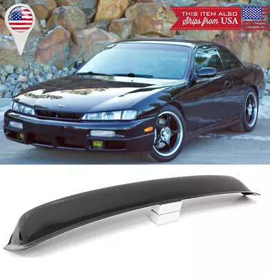 Rear Roof Window Windshield Spoiler Sun Visor Wing Deflector Fit 95-98 240sx S14 • $63.99