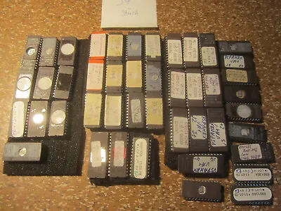 Bundle Of 54 Pieces MicroChips Processor EPROM MOTOROLA INTEGRATED CIRCUIT CH54 • $139.32