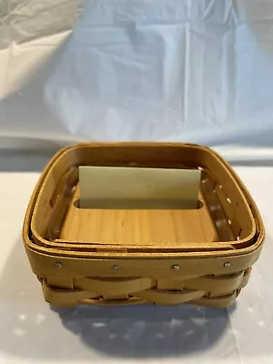 Longaberger Classic Stain Stuck On You Basket Protector And Weighted Lid • $32