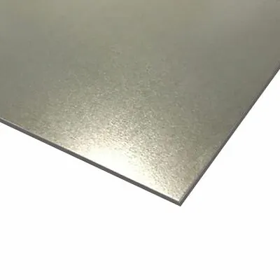  1mm-1.2mm-1.5mm-2mm-3mm THICK GALVANISED SHEET PLATE-UK Guillotine Cut To Size- • £25.60