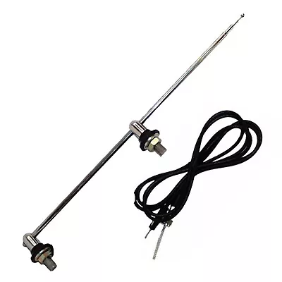 £24.29 • Buy Aerial Twin Mount Telescopic Chrome Classic Cars Vintage VW 111999900 EAP™