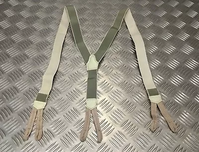 Genuine Vintage Eastern Bloc Military Elasticated Suspenders/Braces WW2 Pattern • $16.15