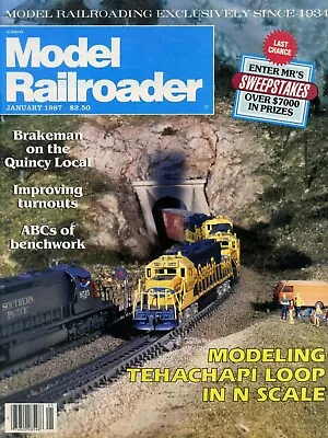 Model Railroader January 1987 • $3.95