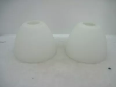 £4.99 • Buy Pair Frosted Glass Light Shades - Out Of Caranaby Melrose Caravan