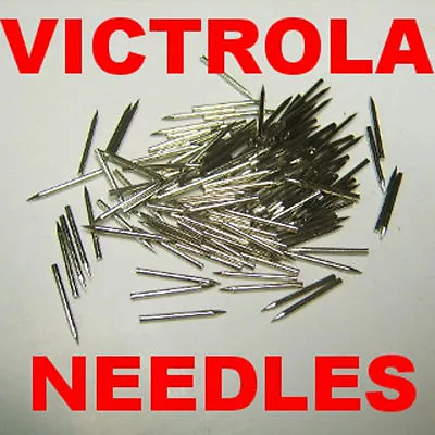 100 LOUD Tone Needles ~ Victor Victrola & Talking Machine & Antique Phonograph • $5.69