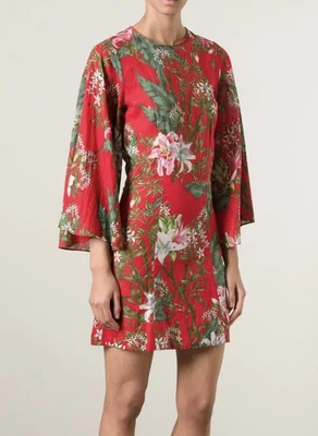 $30 • Buy Isabel Marant Red Angel Sleeve Dress Sz36