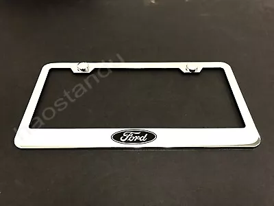 Ford Logo Chrome Metal License Plate Frame • $12.99