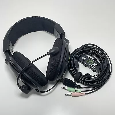 Turtle Beach Ear Force X12 Amplified Gaming Headset Wired XBox 360 PC Great Cond • $24.99