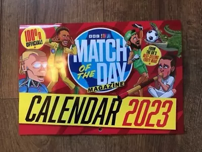 Match Of The Day Magazine 100% Official Christmas Calendar 2023 Cartoon Football • £3.99