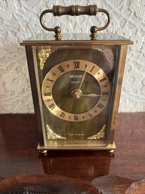 £15.99 • Buy Metamec Carriage Clock.  Quality. Quartz Movement. Made In England Working.