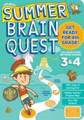 Summer Brain Quest: Between Grades 3 & 4 - Paperback - GOOD • $4.20