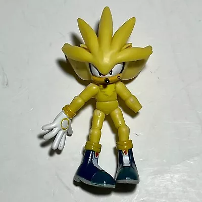 Jazwares Sonic The Hedgehog Super Silver Figure 3” Sega RARE Missing Hand • $15