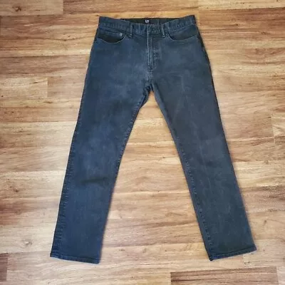 GAP Men's Size 32  X 30  Slim Straight Faded Black Flex Jeans • $10.29