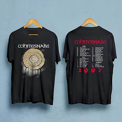 Vintage 80s WHITESNAKE Self Titled 1987 Tour Concert T Shirt • $21.99