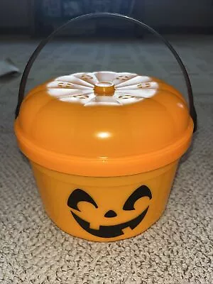 Vintage 1986 McDonald’s McBOO Orange Halloween Pumpkin Candy Bucket • $6