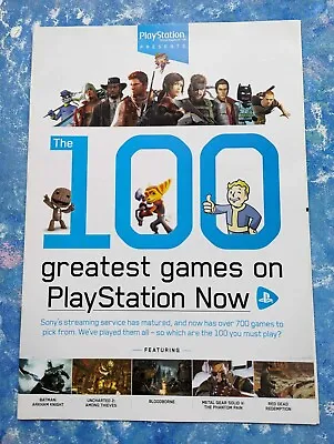 Playstation Official Magazine UK - 100 Greatest Games On Playstation Now Feature • £2.50