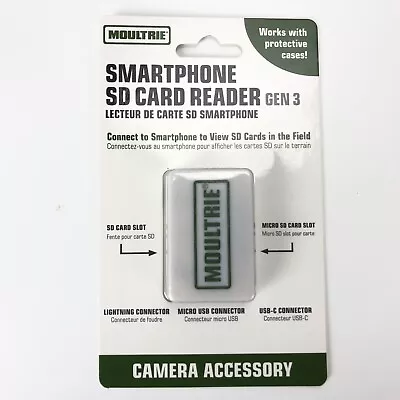 Moultrie Smartphone SD Card Reader Gen3 MCA-13488 - NEW • $22.95