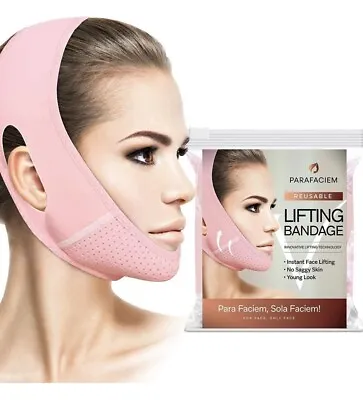 ParaFaciem Reusable V Line Mask Facial Slimming Strap - Double Chin Reducer  • £12.99