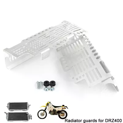 Radiator Cover Guard Protector Fit For Suzuki DRZ400 DRZ400S DRZ400E DRZ400SM • $50.99