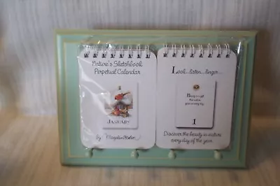 New -nature's Sketchbook 12 Month Perpetual Calendar Hallmark Marjolein Bastin • $9.99