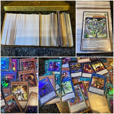 £3.09 • Buy Yugioh 500+ Cards Joblot Bundle Bulk Holos Commons -with 1 Stardust Dragon Card