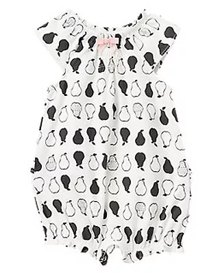 NWT Gymboree FIRST PLAY DATE Size 12-18 18-24 M Pear Bubble Romper One-piece • $9.99