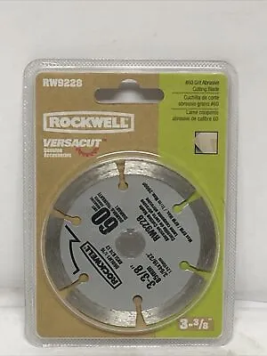 RW9228 Rockwell 3-3/8 Inch Diamond Grit Blade For VersaCut Circular Saw • $13