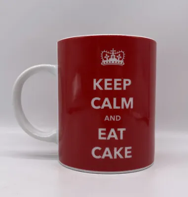 Soho Loft Keep Calm And Eat Cake Ceramic Coffee Cup Mug • £9.65