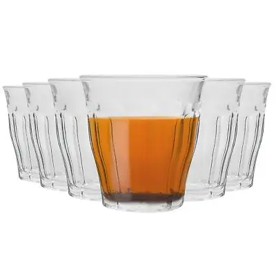 £9.99 • Buy Duralex Picardie Glass Juice Water Tumblers Glasses Set 130ml X6