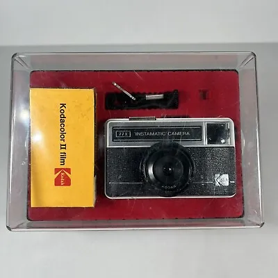 Vintage Kodak Instamatic 77x Camera With Case 1970s 126 Film Box Empty Untested • £12.97