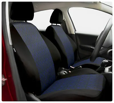Car Seat Covers Fit Daewoo Matiz - Full Set Black / Blue • $56.02