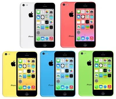 Apple IPHONE 5c 16GB A1507 Blue Pink Yellow White Green LTE 4G Swap Smartphone • $199.67