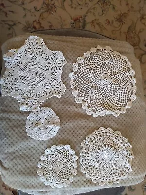Mix Of Crocheted Doilies • £0.99