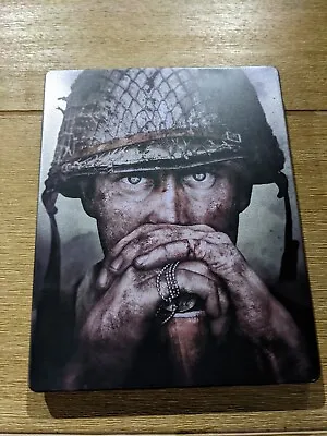 Call Of Duty WW2 WWII Steel Case No Game COD • $17.90