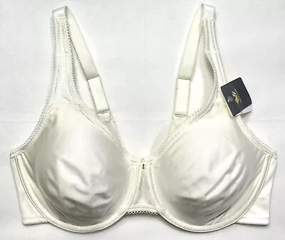 NWT Wacoal 36D Basic Beauty Full Figure Seamless Underwire Bra 855192 Ivory • $32.29